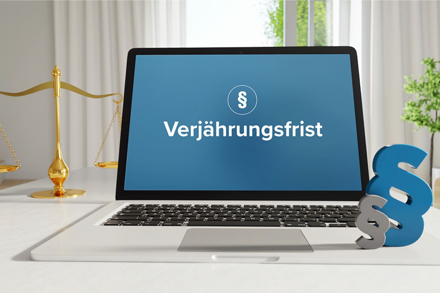 © MQ-Illustrations - stock.adobe.com Foto: Laptop mit Verjährungsfrist darauf
