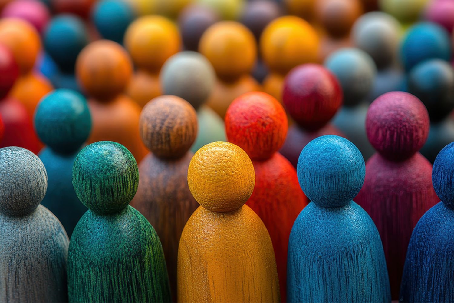 © Anastasiia - stock.adobe.com Foto: Figuren in verschiedenen Farben